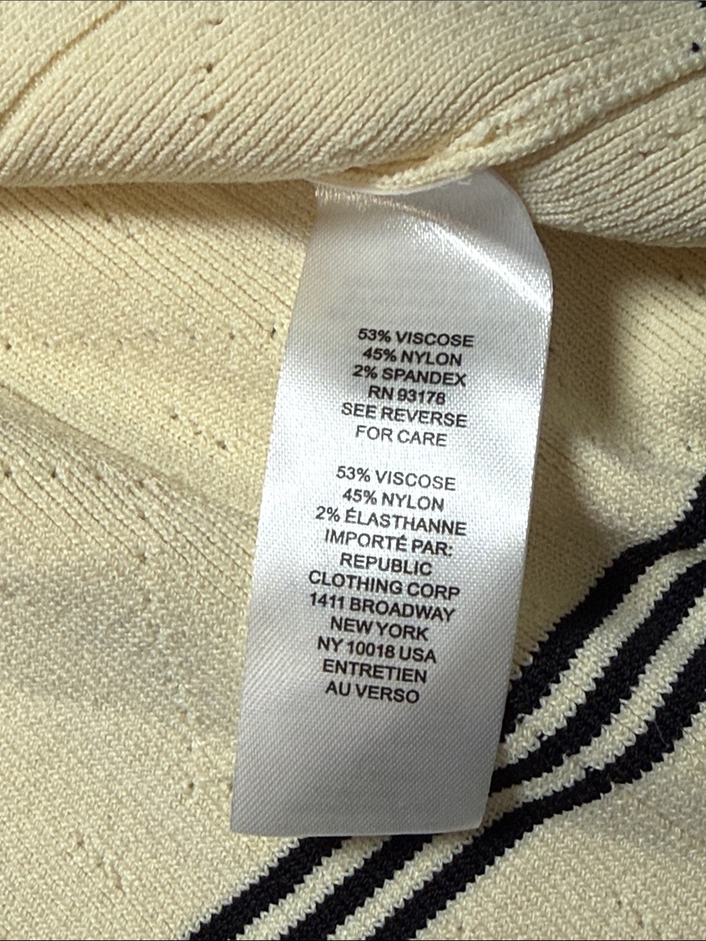 House of Harlow 1960 Cream Knit Pleated Tennis Skirt Size XS NWT - Picture 7 of 10